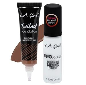 🆕️LA Girl Tinted Foundation & PRO.color Mixing Pigment Duo